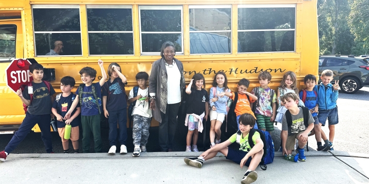 Majority Leader Andrea Stewart-Cousins secured a $50,000 state grant to provide the Shames Jewish Community Center (JCC) on the Hudson with a new bus for their “Almost Home” after school program.