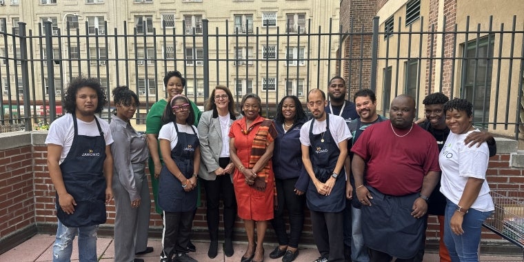 Majority Leader Andrea Stewart-Cousins delivered $130,000 in state funding to Jawonio, providing vital support for the organization’s Yonkers-based “Essentials Distribution Program.” Majority Leader Andrea Stewart-Cousins delivered $130,000 in state funding to Jawonio, providing vital support for the organization’s Yonkers-based “Essentials Distribution Program.”