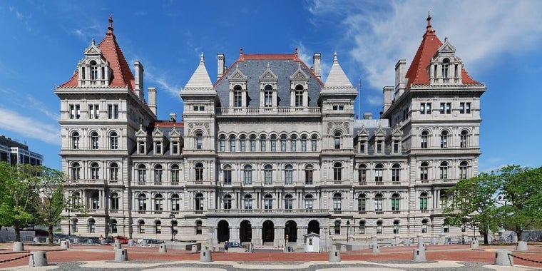 the NYS Capitol