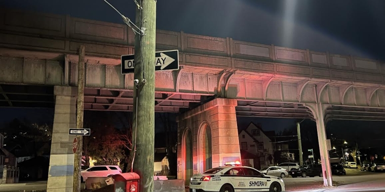 Senator Addabbo continues to lead efforts to improve conditions under this Lefferts Boulevard LIRR trestle.