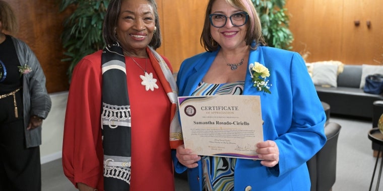ASC Honors Samantha Rosado-Ciriello ASC Honors Samantha Rosado-Ciriello