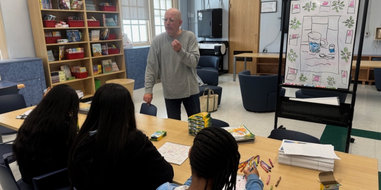 The students really enjoyed the art class. The students really enjoyed the art class.
