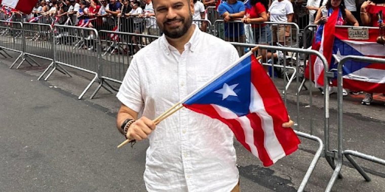 Senator Serrano was thrilled to march in the Puerto Rican Parade