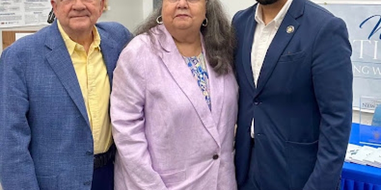 Senator Serrano with Dr. Daisy Cocco De Fillipis