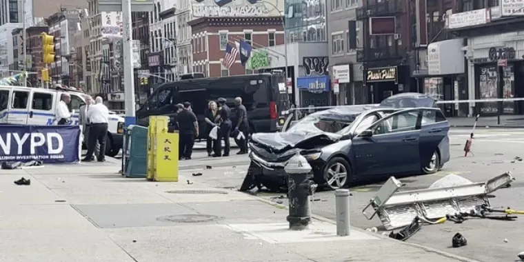Deadly Crash In Chinatown kills two. Driver in custody