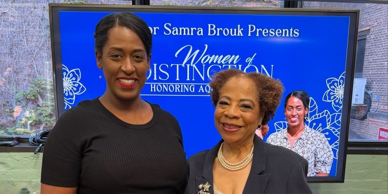 Senator Brouk and Aqua Porter