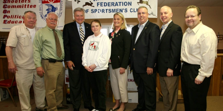 Senator Nozzolio speaks at the Wayne County Federation of Sportsmen's  Banquet