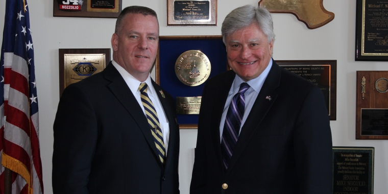 SENATOR NOZZOLIO MEETS WITH NYSCOPBA PRESIDENT MICHAEL POWERS ...