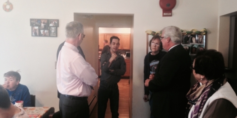 Senator O'Mara visits with the residents and staff of The Arc of Chemung.