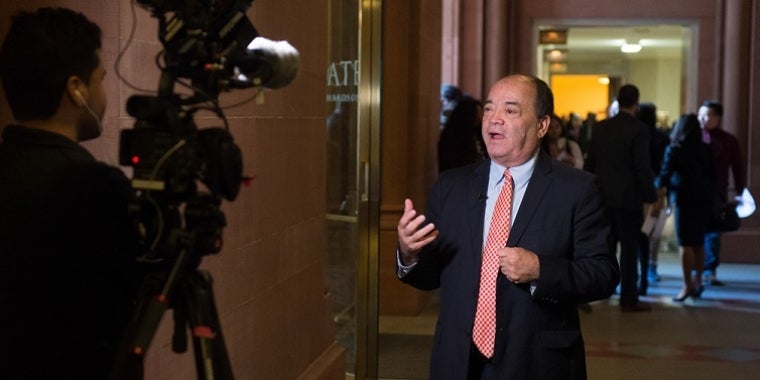 Senator Dilan in Capitol