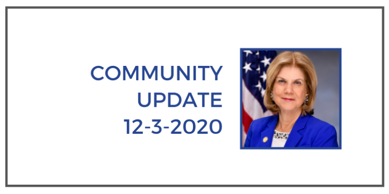 community & reopening 12-3-2020