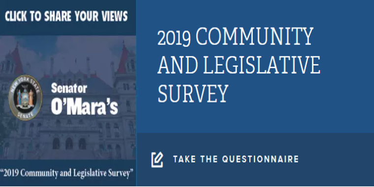 "I’m always grateful for the input,” said Senator O’Mara, whose 58th Senate District includes all of Chemung, Schuyler, Steuben and Yates counties, and part of Tompkins County (the city of Ithaca, and the towns of Enfield, Ithaca, Newfield, and Ulysses).