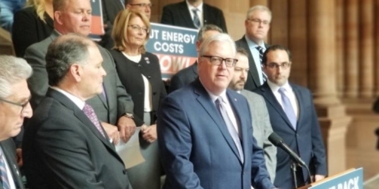 "It’s a one-party vision for spending billions of dollars that’s teeing up a next generation of hard-hit taxpayers and unaffordable living in New York State," said Senator O'Mara. Senator O'Mara