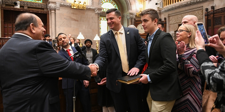 swearing in