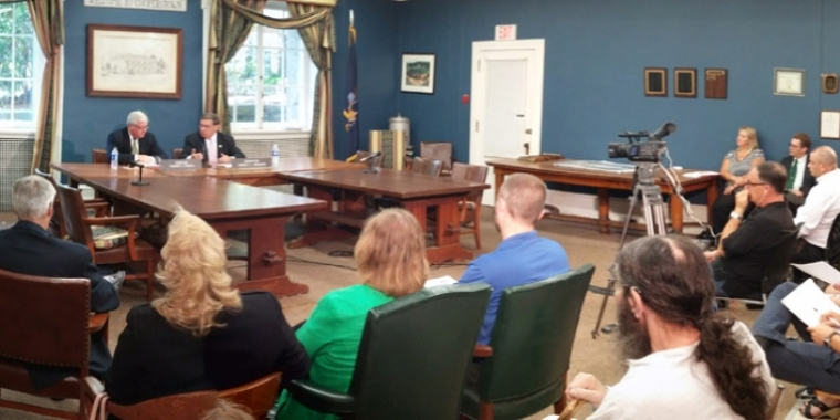 Senator O'Mara has sponsored numerous meetings and forums on the future of rural public transportation, including one with Senator Jim Seward (r.) in Cooperstown in 2015.