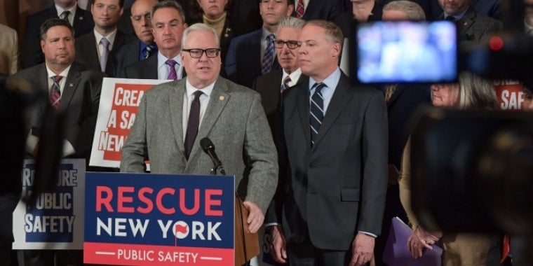 “Another day in Albany, another pro-criminal policy pushed by one-party rule," said Senator O'Mara. “Another day in Albany, another pro-criminal policy pushed by one-party rule.