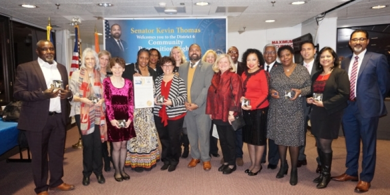 Senator Kevin Thomas honors 20 Community Members