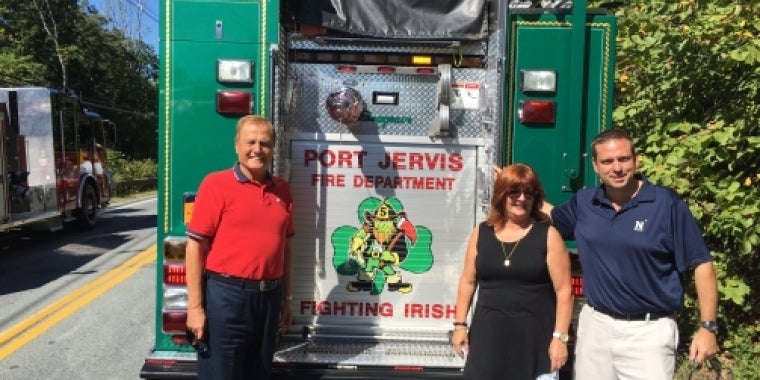 Senator Bonacic is pictured with Orange County Clerk Annie Rabbitt and Orange County Executive Steve Neuhaus