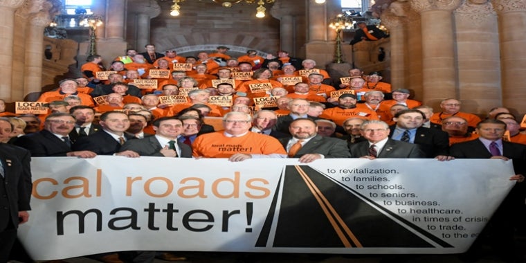 In a joint statement, Senator O’Mara and Assemblyman Palmesano said, “The ‘Local Roads Matter’ coalition continues to make itself heard in Albany and we appreciate the opportunity to help lead their ongoing fight for greater state investment." In a joint statement, Senator O’Mara and Assemblyman Palmesano said, “The ‘Local Roads Matter’ coalition continues to make itself heard in Albany and we appreciate the opportunity to help lead their ongoing fight for greater state investment."