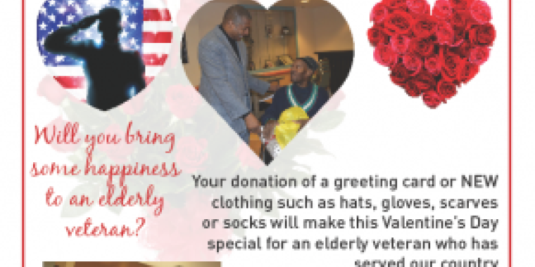 Donate a Valentine's Day gift to an elderly vet 