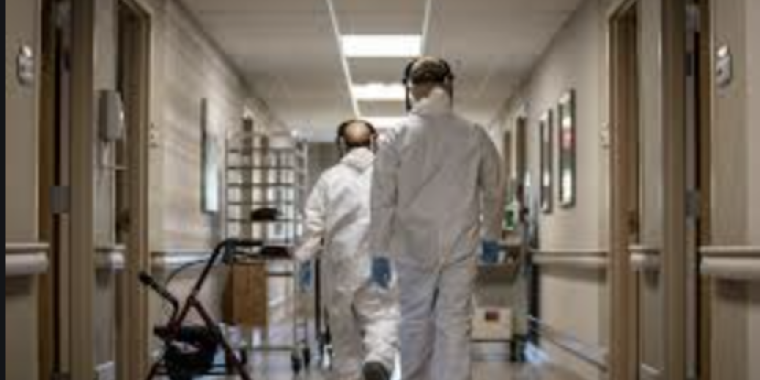 Image of healthcare professionals in a nursing home