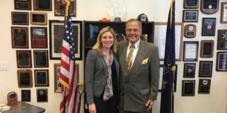 Senator Bonacic is pictured with Region 3 Regional Director Kelly Turturro.