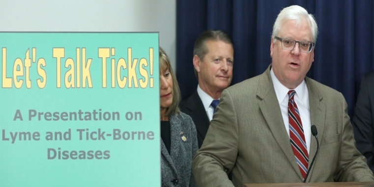 "Now is no time to ignore funding for critical public health responses. Thousands upon thousands of New Yorkers suffer from Lyme Disease annually, yet Governor Cuomo's proposed budget fails to offer a penny of funding to help combat the spread of this disease. That's unacceptable and this Legislature must act in the absence of executive leadership. 