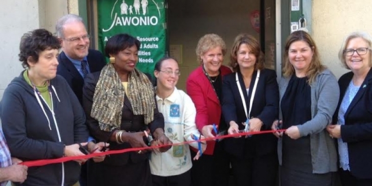 Senator Stewart-Cousins at the Jawonio Grand Opening in Yonkers, NY