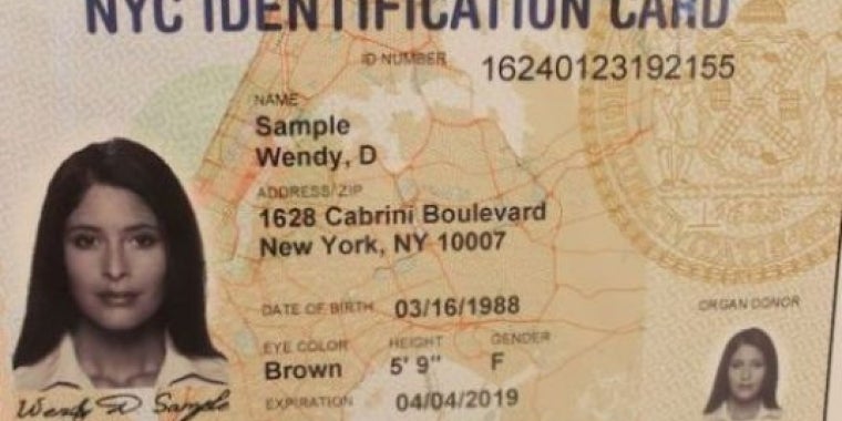 NYC Identification Card