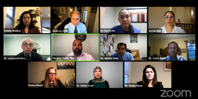 Medical professionals gathered virtually to answer residents' questions about the vaccine.