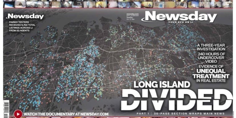 How Newsday covered the story: Nov. 17, 2019. Credit: Newsday