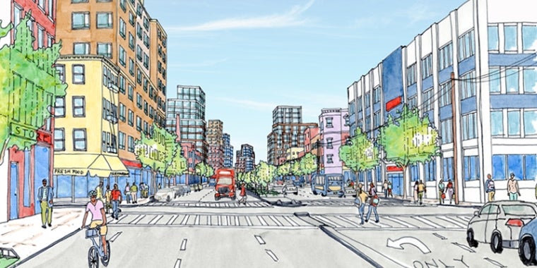 New York City East New York Rezoning Rendering