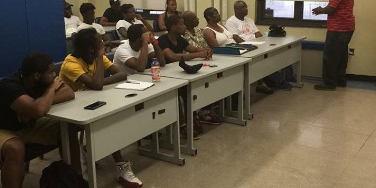 Attendees were eager to get their OSHA 10 card and begin exploring new employment opportunities in the construction field.