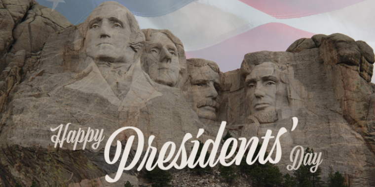 February 20, 2017 is observed as Presidents' Day.