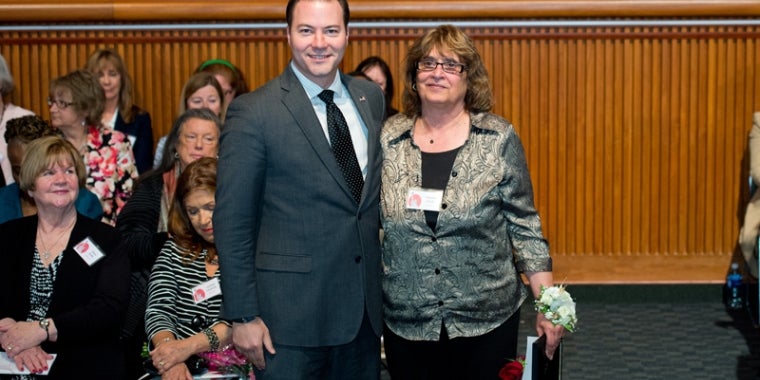Senator Ortt honors Annette Finch as the ‘Woman of Distinction’ for his 62nd Senate district