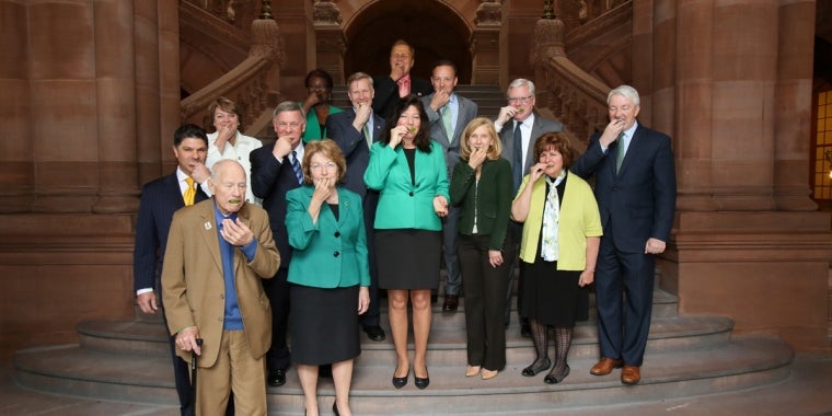Senate Task Force on Lyme Disease takes Lyme Disease Challenge before passing legislation to improve prevention, diagnosis and treatment