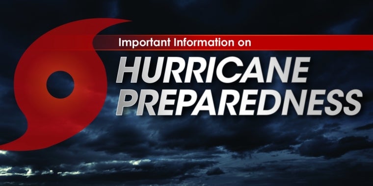 Click on the blue text "2018 LaValle Hurricane Checklist" above the photo to download