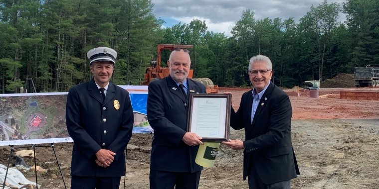 Senator Tedisco Helps Break Ground for New Caroga Lake Fire Station ...