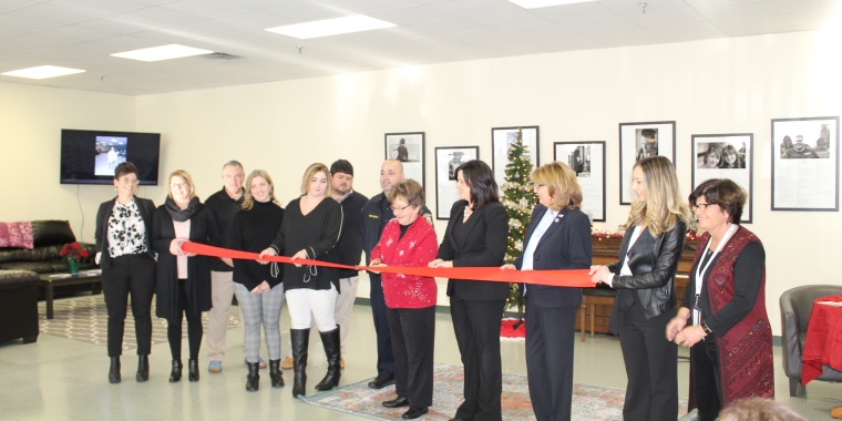 Senator Pam Helming joins Finger Lakes Area Counseling and Recovery Agency for the ribbon cutting to officially open Connections: Rounded Recovery.