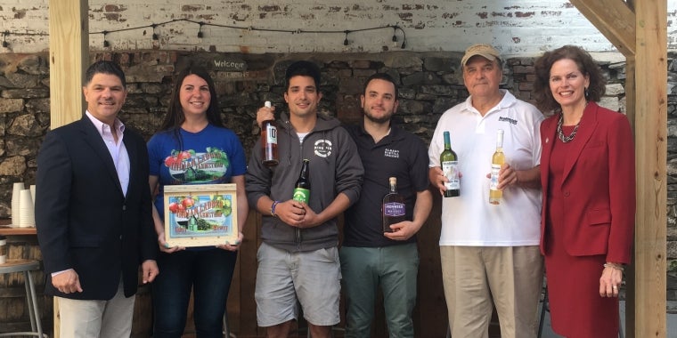 Senator George Amedore and Assemblywoman Pat Fahy joined Capital Region craft beverage producers to announce a new law to help support this growing industry.