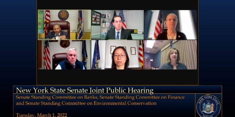 Today's hearing was an historic event featuring some of the best minds on the subject on banking and climate change.