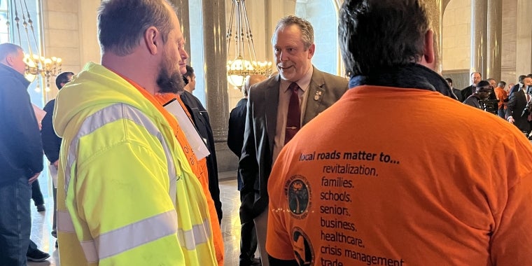 Joins call for key highway funds to be included in the state budget