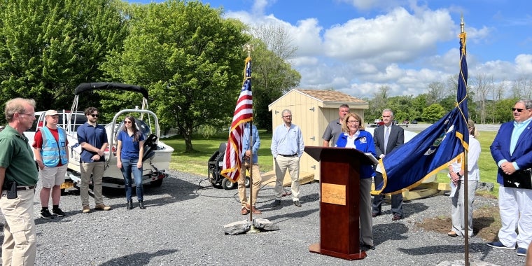 Senator Helming and NYS Parks Announce New Boat Washing Station at Canandaigua Lake