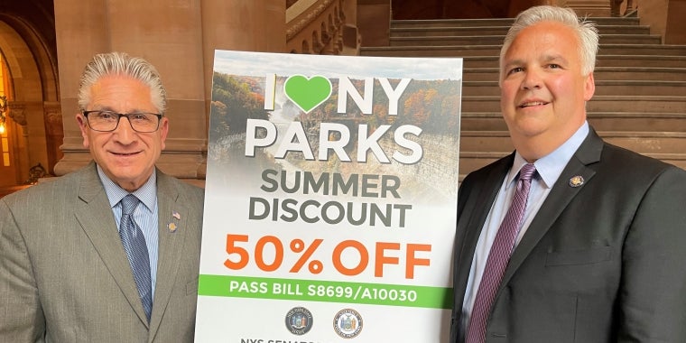 Senator Jim Tedisco (R,C-Glenville) and Assemblyman Matt Simpson (R,C,I-Horicon)