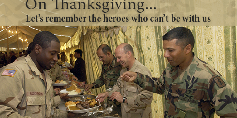 Thanksgiving in the Army, Article