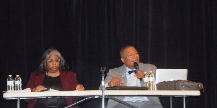 Dr. Lessie Branch and Senator Sanders argued the fruitless side of the Obama debate.