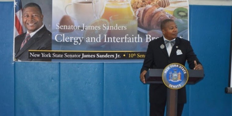 Senator Sanders hosted a successful Community Clergy Breakfast today in Far Rockaway, which was well attended by the faith-based community.