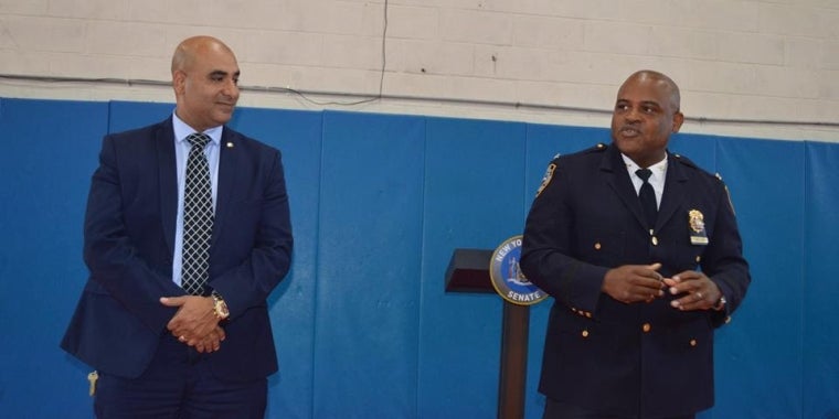 Guest speakers Police Officer Mohamed Amen of the NYPD Community Affairs Bureau Clergy Unit and Inspector Steven Griffith, NYPD Commanding Officer, Community Outreach Division, talked about the importance of having a good relationship with the faith-based community.