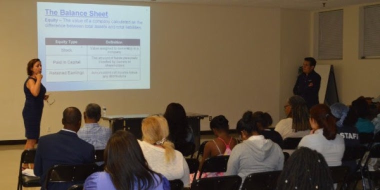 Carroll O’Connell and Luis Ramos of the Excelsior Growth Fund gave the presentation at the workshop.